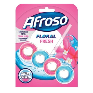AFROSO | Καθαριστικό Block Τουαλέτας Floral Fresh 40g
