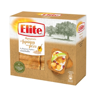 ELITE | Φρυγανιές Βρώμη και Μέλι 250g