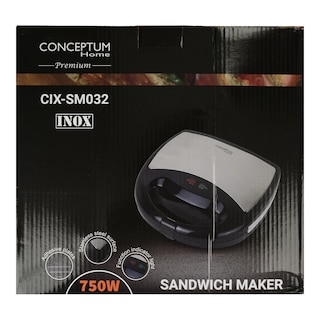 CONCEPTUM | Τοστιέρα Inox SM032 750w