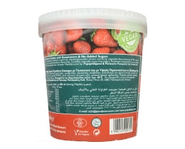 P & P | Παγωτό Στέβια Sorbet Φράουλα Χωρίς Λιπαρά 650g