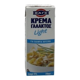 ΦΑΓΕ | ΚΡΕΜΑ ΓΑΛΑΚΤΟΣ UHT LIGHT 200 ML