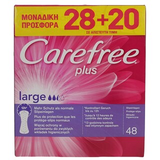 CAREFREE | ΣΕΡΒΙΕΤΑΚΙΑ LARGE 48 ΤΕΜ ΕΙΔΙΚΗ ΤΙΜΗ 28 + 20 ΤΕΜΑΧΙΑ