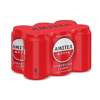 AMSTEL | ΜΠYΡΑ ΚΟΥΤΙ 6 X 330 ML