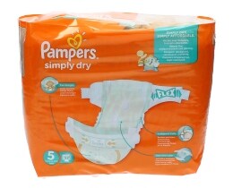 PAMPERS | SIMPLY DRY | ΠΑΝΕΣ ΜΩΡΟΥ JUNIOR 11 - 25 KGR No 5 32 ΤΕΜ