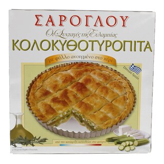 ΣΑΡΟΓΛΟΥ | ΠΙΤΤΑ ΚΑΤΕΨΥΓΜΕΝΗ ΚΟΛΟΚΥΘΟΤΥΡΟΠΙΤΑ 800 GR