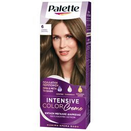 PALETTE | Βαφή Μαλλιών Intensive Color 6 Ξανθό Σκούρο 1 Τεμάχιο