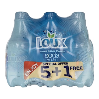 ΛΟΥΞ | Σόδα Φιάλη 6x330ml 5+1 Δώρο