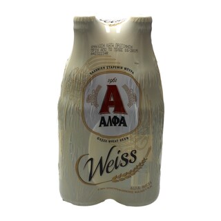 ΑΛΦΑ | ΜΠYΡΑ WEISS ΦΙΑΛΗ 4 Χ 500 ML