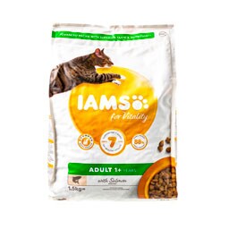 IAMS | Γατοτροφή με Σολωμό  1.5 kg