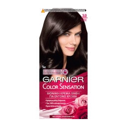 COLOR SENSATION | ΒΑΦΗ ΜΑΛΛΙΩΝ ΣΕΤ 3.0 ΣΚΟΥΡΟ ΚΑΣΤΑΝΟ 60 ML