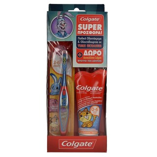 COLGATE | JUNIOR | ΟΔΟΝΤΟΒΟΥΡΤΣΑ ΣΕΤ ΜΕ ΟΔΟΝΤΟΚΡΕΜΑ 75 ML 1 TEM