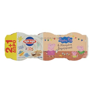 ΚΡΙ ΚΡΙ | ΠΑΙΔΙΚΟ ΓΙΑΟΥΡΤΙ ΔΗΜΗΤΡΙΑΚΑ  3 Χ 140 GR