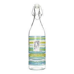 - | FASHION RED DOTS GLASS WATER BOTTL  1L