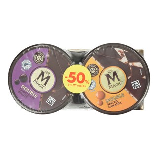 MAGIC | Παγωτό Salted Caramel + Choco Deluxe 2x310g 50% στο 2ο