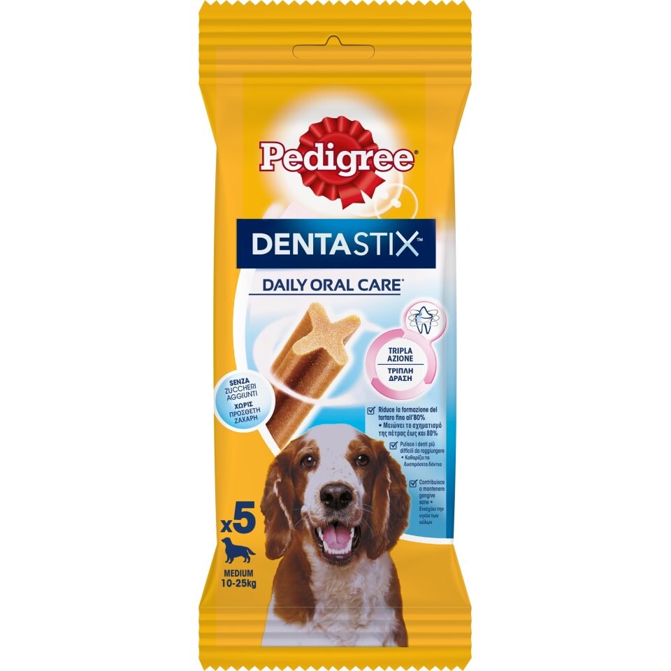 Snack Σκύλων DentaStix Daily Oral Care Medium 10-25kg 128g