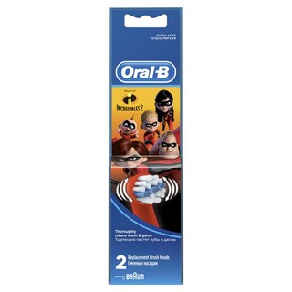 ORAL B | Ανταλλακτικές Κεφαλές Ηλεκτρικής Οδοντόβουρτσας kids 2 τεμ