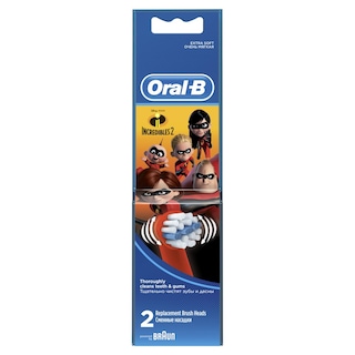ORAL B | Ανταλλακτικές Κεφαλές Ηλεκτρικής Οδοντόβουρτσας kids 2 τεμ