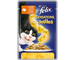 FELIX | Γατοτροφή Με Γαλοπούλα & Σπανάκι Σε Ζελέ 100 gr