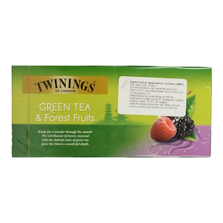 TWININGS | GREEN TEA FOREST FRUITS 25 X 1,5 GR
