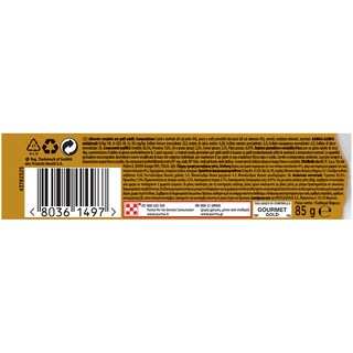 GOURMET | GOLD | Γατοτροφή Σολομός & Κοτόπουλο Κονσέρβα 85gr