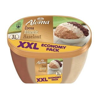ALOMA | Παγωτό XXXL Σοκολάτα Μπισκότο Φουντούκι 1.455kg