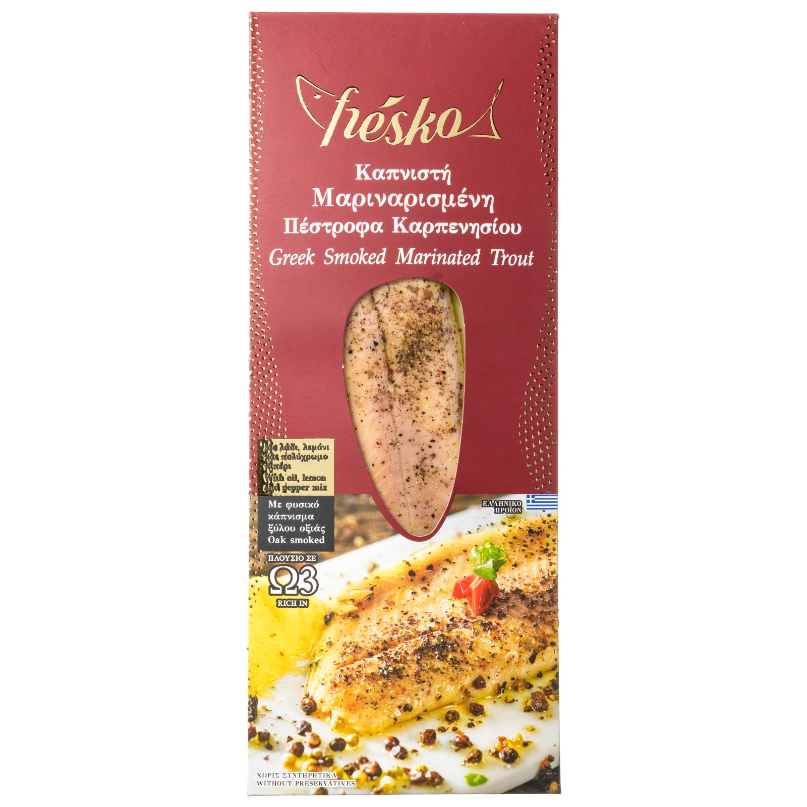 Πέστροφα Καπνιστή Μαριναρισμένη 120gr