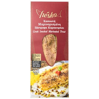 - | Πέστροφα Καπνιστή Μαριναρισμένη 120gr