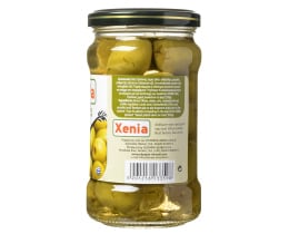 XENIA | Green Olives Pitted 40% Less Salt 130g