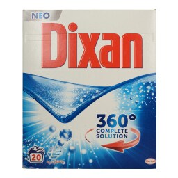 DIXAN | Σκόνη Πλυντηρίου Ρούχων 360 Complete Solution 20 Μεζούρες