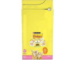 FRISKIES | Γατοτροφή Κοτόπουλο και Λαχανικά Junior  1.5 kg
