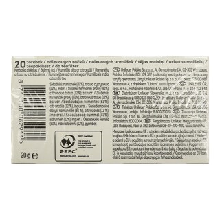 LIPTON | ΑΦΕΨΗΜΑ ΧΑΜΟΜΗΛΙ & ΛΕΜΟΝΙ 20 Χ 1 GR