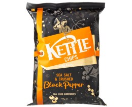 KETTLE | Τσιπς Θαλασσινό Αλάτι & Μαύρο Πιπέρι 150g