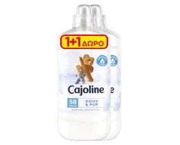 CAJOLINE | Συμπυκνωμένο Μαλακτικό Doux & Pur 58 Μεζούρες 1+1 Δώρο