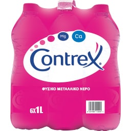 CONTREX | ΦΥΣΙΚΟ ΜΕΤΑΛΛΙΚΟ ΝΕΡΟ  6 X1 LT