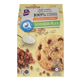 ΑΛΛΑΤΙΝΗ | Μπισκότα Δημητριακών Γιαούρτι & Σταφίδες 160gr