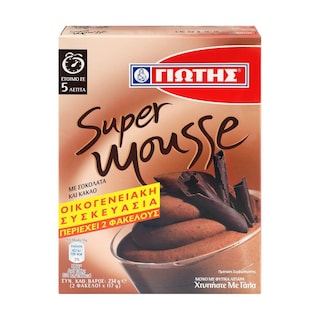 ΓΙΩΤΗΣ | Μείγμα Super Mousse Σοκολάτα Κακάο 234g