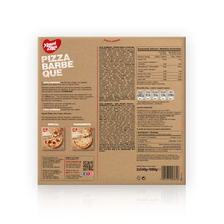 ΧΡΥΣΗ ΖΥΜΗ | Πίτσα Κατεψυγμένη Μπάρμπεκιου 2 Τεμάχια 1,08kg