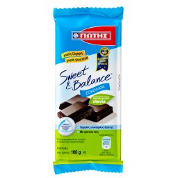 SWEET & BALANCE | Σοκολάτα Με Γλυκαντικό Στέβια 100gr