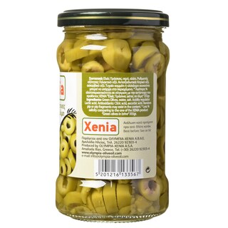 XENIA | Ελιές Πράσινες Φέτες 40% Λιγότερο Αλάτι 150g