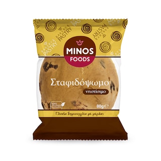 MINOS FOODS | OTHER TYPES RAISIN IN BREAD MINOS 80 GR