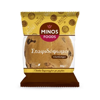 MINOS FOODS | Σταφιδόψωμο  80g