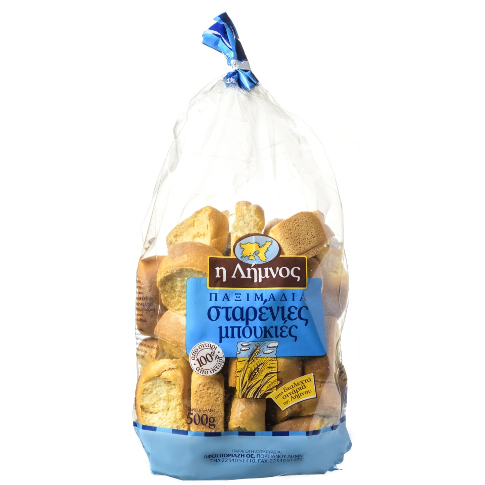 ΛΗΜΝΟΣ Παξιμάδια Μπουκιές 500g