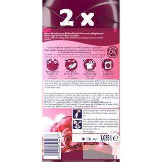 LENOR | Μαλακτικό Ρούχων Ruby Jasmine 45+45 Μεζούρες Δώρο