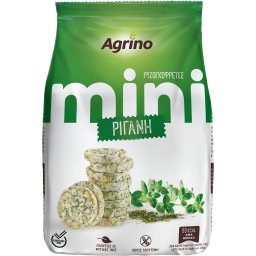 AGRINO | Ρυζογκοφρέτες Μίνι Ρίγανη 50g
