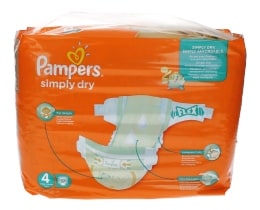 PAMPERS | SIMPLY DRY | ΠΑΝΕΣ ΜΩΡΟΥ MAXI 7 - 18 KGR No 4 37 ΤΕΜ