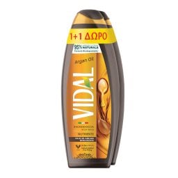 VIDAL | Αφρόλουτρο Argan Oil 750ml 1+1 Δώρο