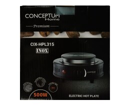 CONCEPTUM | Εστία Καφέ Ηλεκτρική Inox HPL315 500w