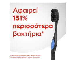 COLGATE | Οδοντόβουρτσα 360 Black Μέτρια 2 Τεμάχια 1+1 Δώρο