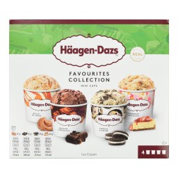 HAAGEN DAZS | Παγωτό Favourites Collection 4 Mini Cups 321g