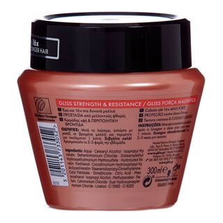 GLISS | ΜΑΣΚΑ ΜΑΛΛΙΩΝ STRENGTH&RESIST 300 ΜL